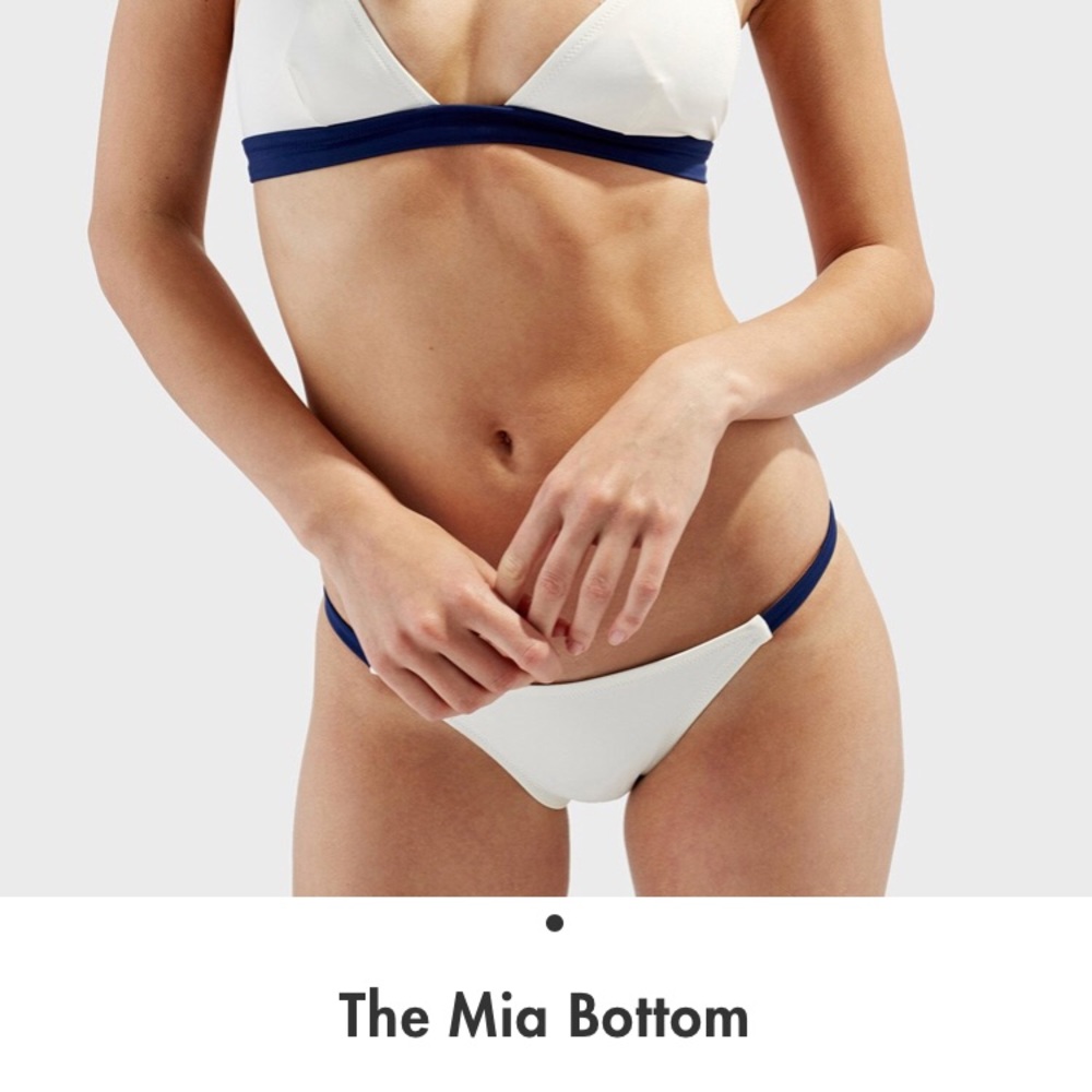 The MIA bottom - cream and navy